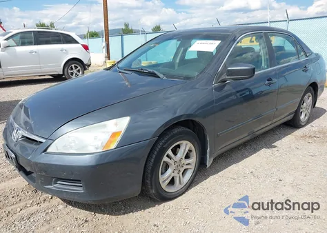 2007 Honda Accord 2.4 Se from USA, damaged, VIN 1HGCM56367A012773